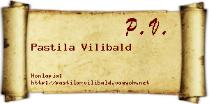 Pastila Vilibald névjegykártya